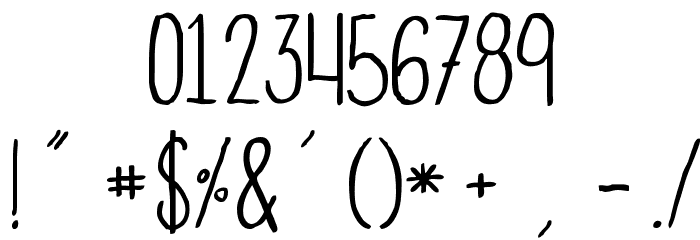 Monster Monster Font OTHER CHARS