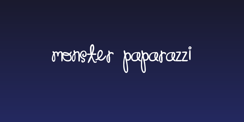 Monster Paparazzi Social Header