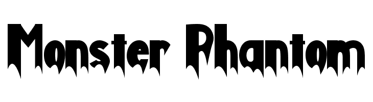 Monster Phantom  Скачать бесплатные шрифты