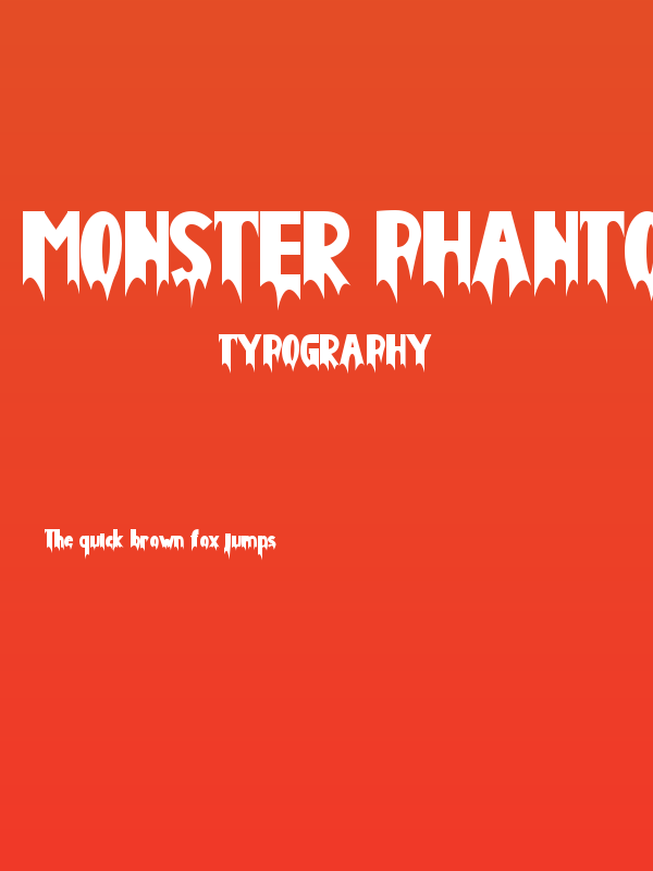 Monster Phantom Poster