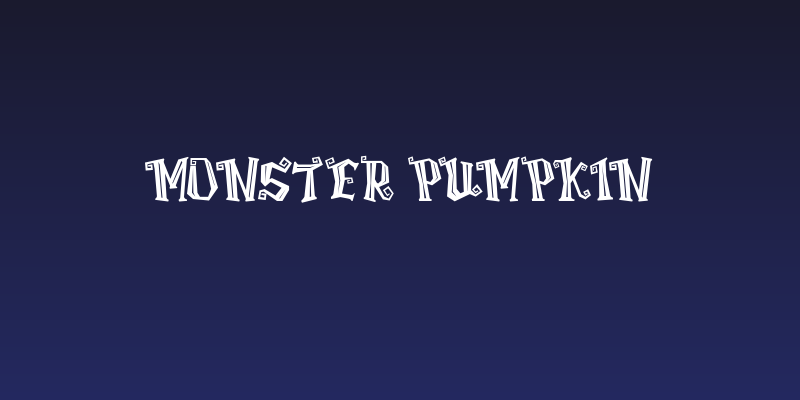Monster Pumpkin Social Header