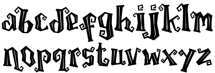 Monster Pumpkin Font LOWERCASE