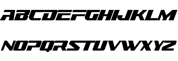 Monster Racing Font LOWERCASE