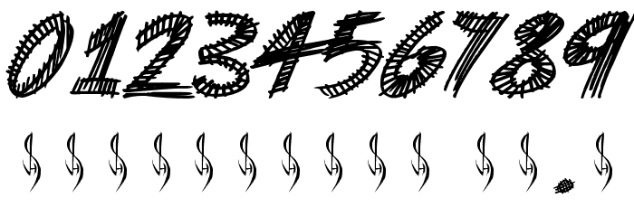 Monster Reading Font OTHER CHARS
