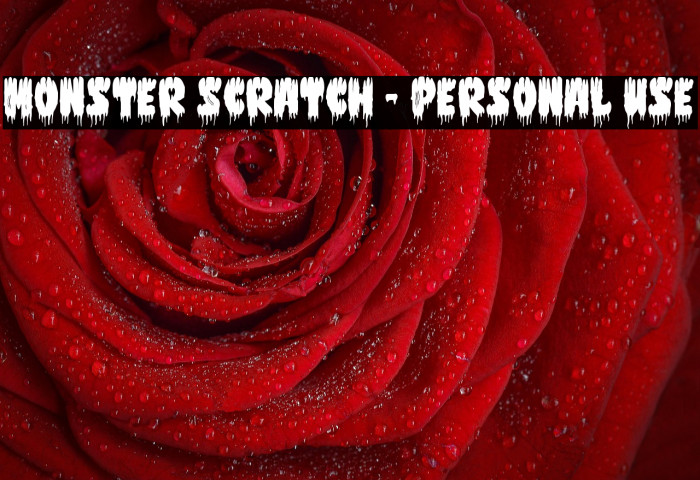 Monster Scratch - Personal use Example 1