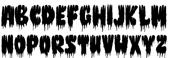 Monster Scratch - Personal use Font LOWERCASE