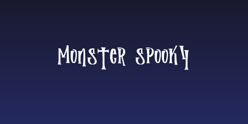 Monster Spooky Social Header