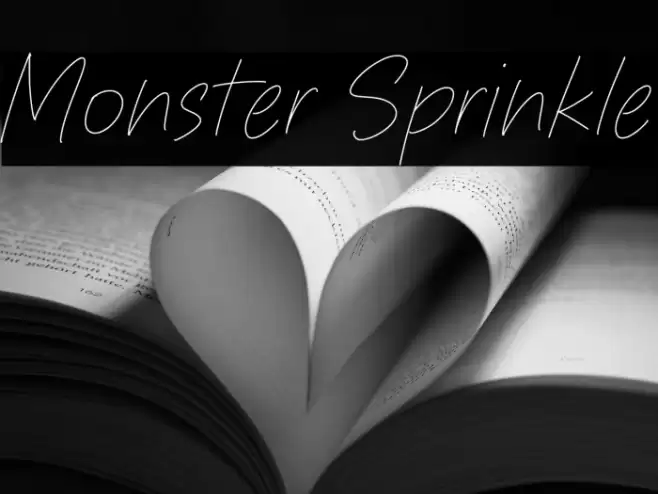 Monster Sprinkle Font examples