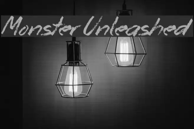 Monster Unleashed Font examples