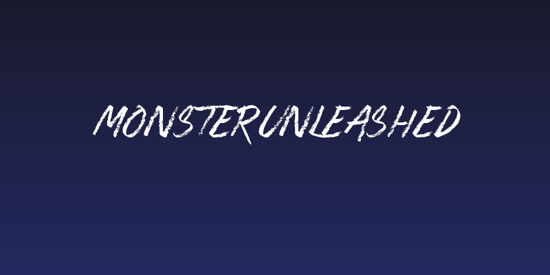 Monster Unleashed Social Header
