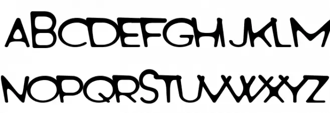 Monster World Font Litere mari