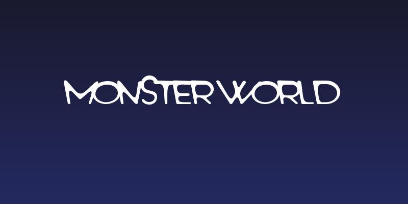 Monster World Social Header