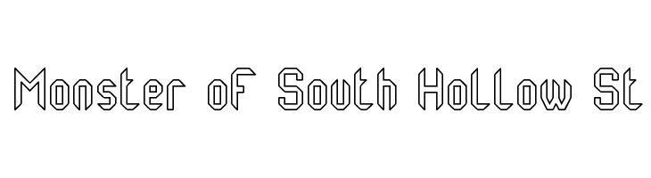 Monster oF South Hollow St  नि: शुल्क फ़ॉन्ट्स डाउनलोड