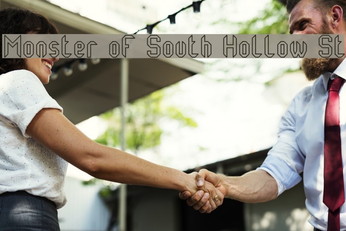 Monster oF South Hollow St Font examples