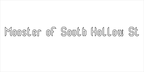Monster oF South Hollow St Logo