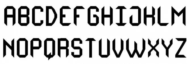 Monster oF South St Schriftart Groß
