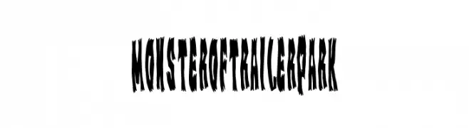 Monster of Trailer Park  Free Fonts Download