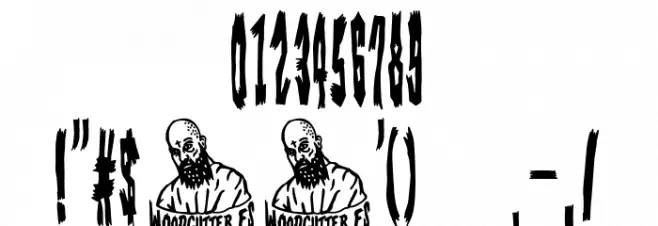 Monster of Trailer Park Font Alte caractere