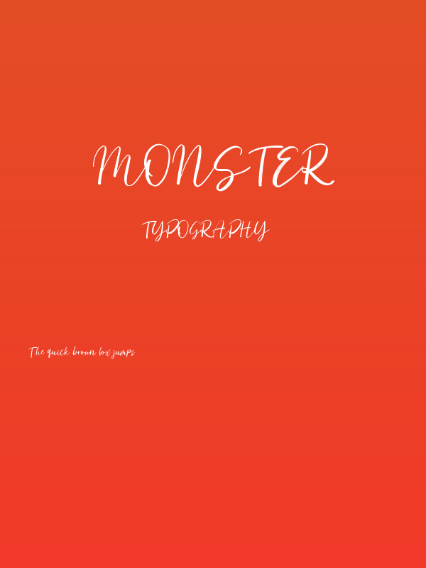 Monster Poster