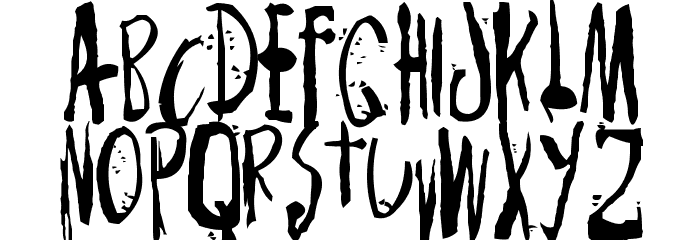 MonsterChild Font LOWERCASE