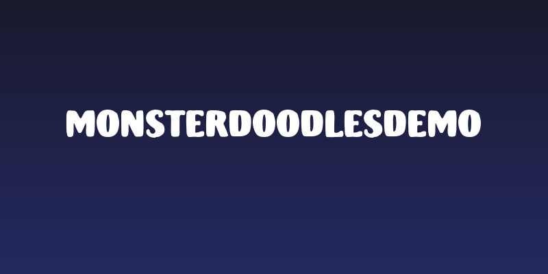 MonsterDoodlesDemo Social Header