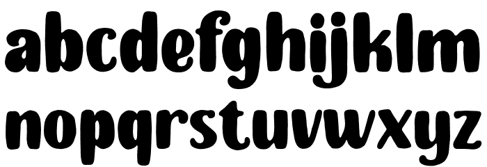 MonsterDoodlesDemo フォント 小文字