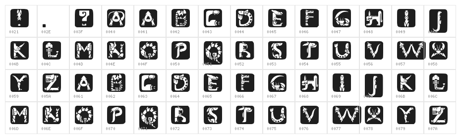 MonsterHunter Character Map