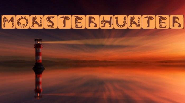 MonsterHunter Font examples