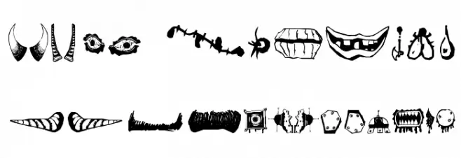 MonsterMasher Fuentes MAYÚSCULAS