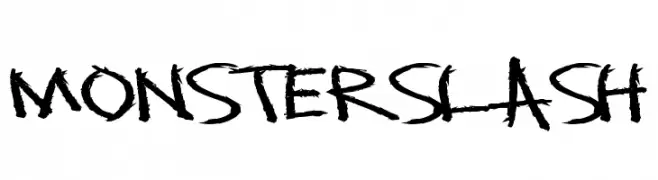 MonsterSlash  Frei Schriftart Herunterladen