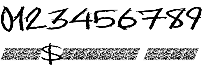 MonsterSlash Font OTHER CHARS