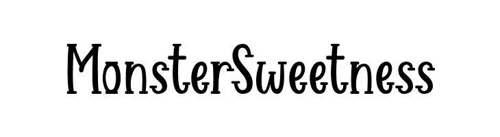 MonsterSweetness Font