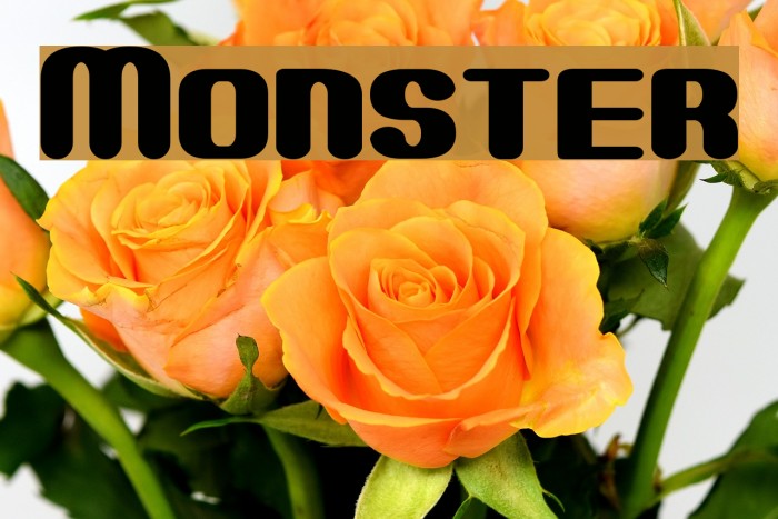 Monster Font examples