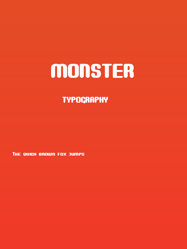 Monster Poster