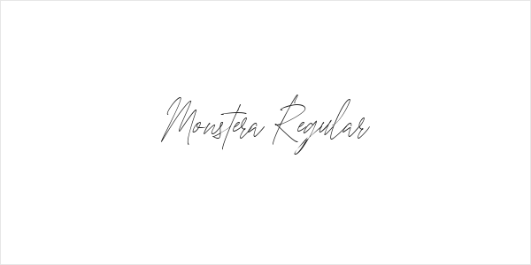 Monstera Regular Logo