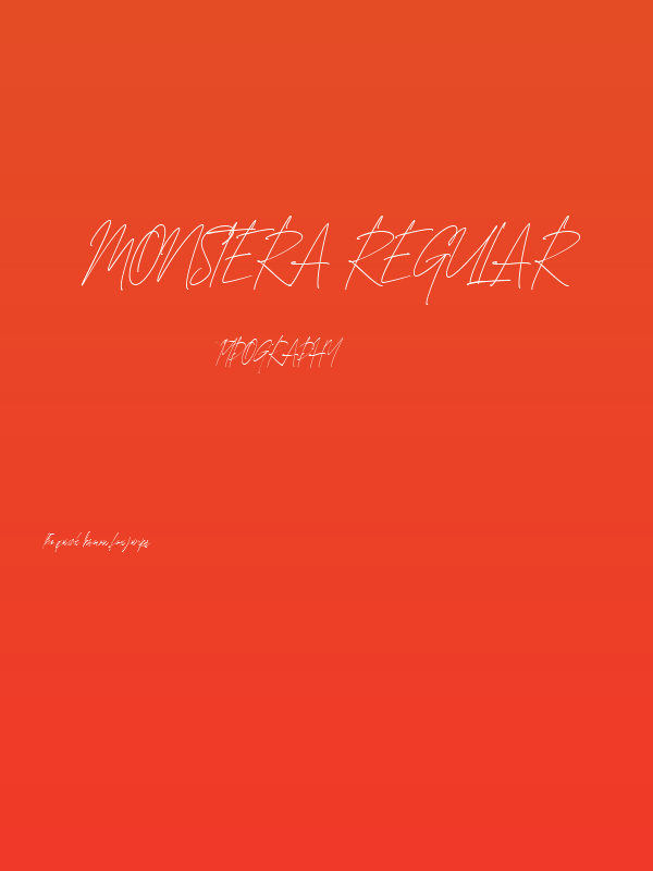 Monstera Regular Poster