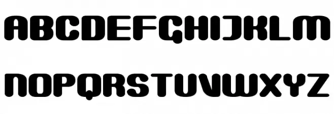 Monster خط أحرف صغيرة