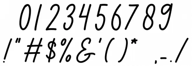 Monstera Font OTHER CHARS