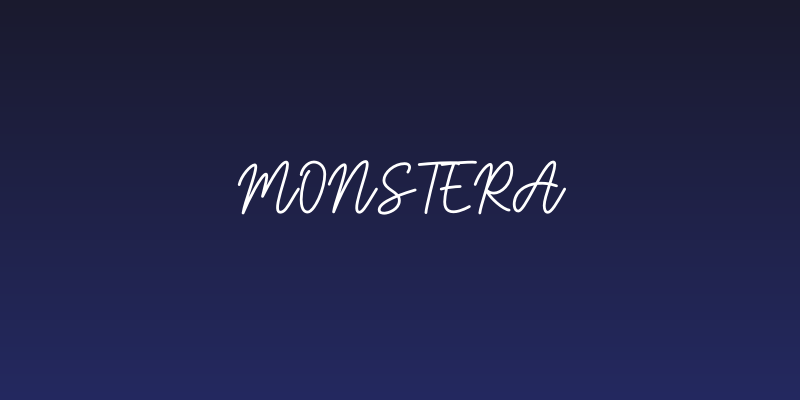 Monstera Social Header
