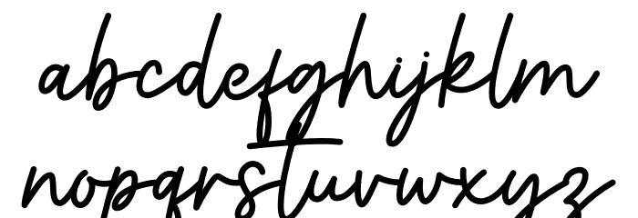 Monstera Font LOWERCASE