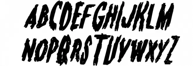 Monsterama Bold Italic Fonte MAIÚSCULAS