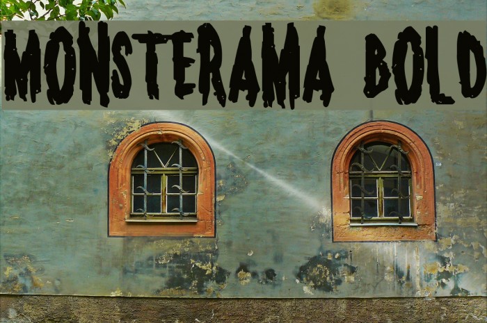 Monsterama Bold Font examples