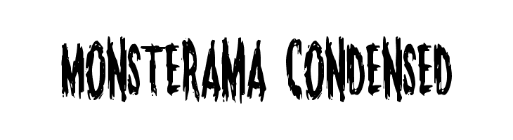 Monsterama Condensed  免费字体下载