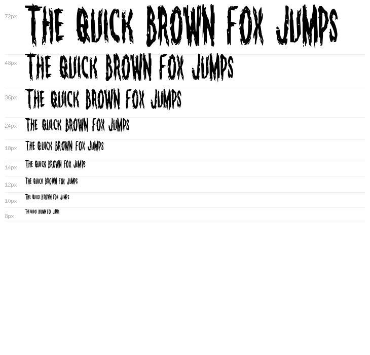 Monsterama Condensed Waterfall