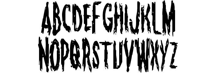 Monsterama Condensed Font LOWERCASE