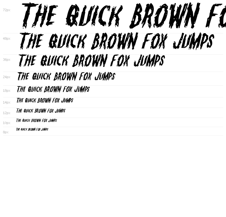 Monsterama Expanded Italic Waterfall