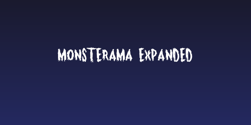 Monsterama Expanded Social Header