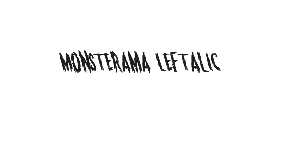 Monsterama Leftalic Logo