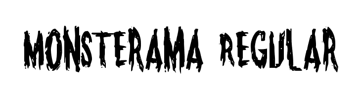 Monsterama Regular Font