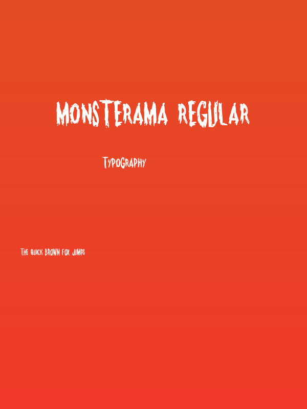 Monsterama Regular Poster